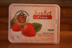 Sorbet fraise